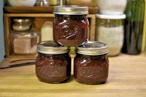 food in jars