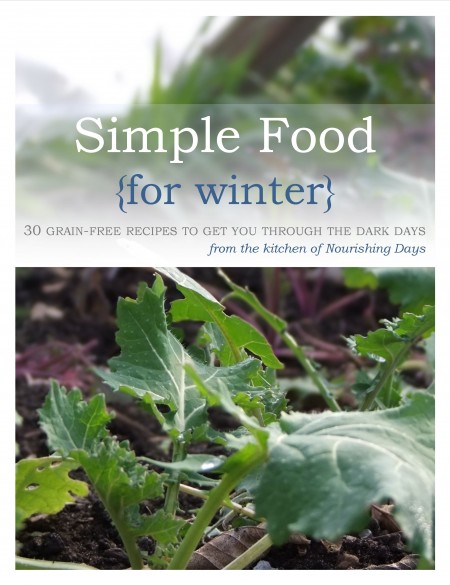 Simple Food for winter front Cover