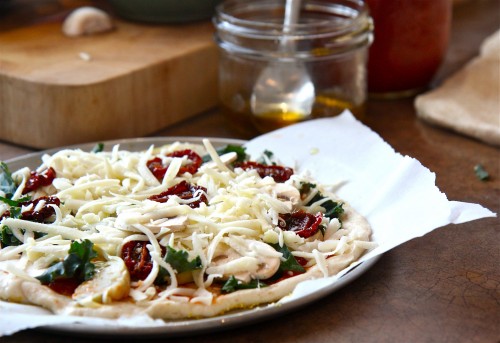 raw pizza