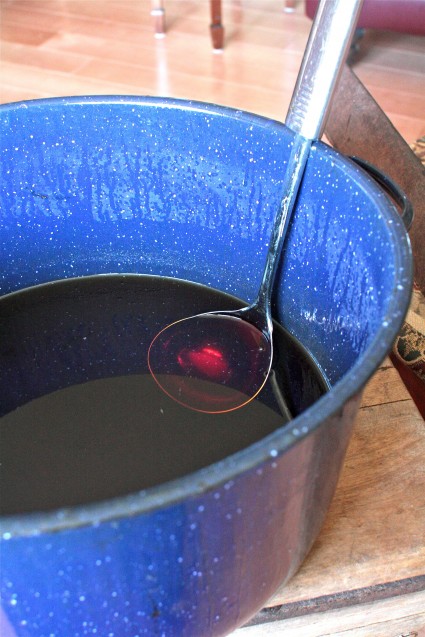 bucket of syrup