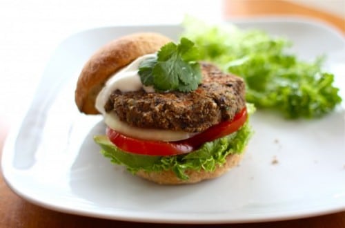 black bean burgers