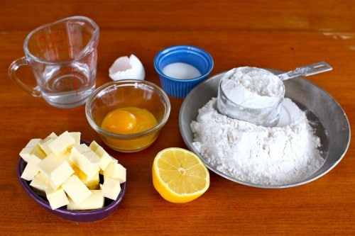 pie dough ingredients