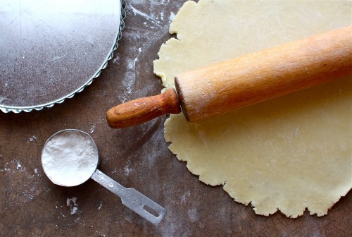 rolling pie dough