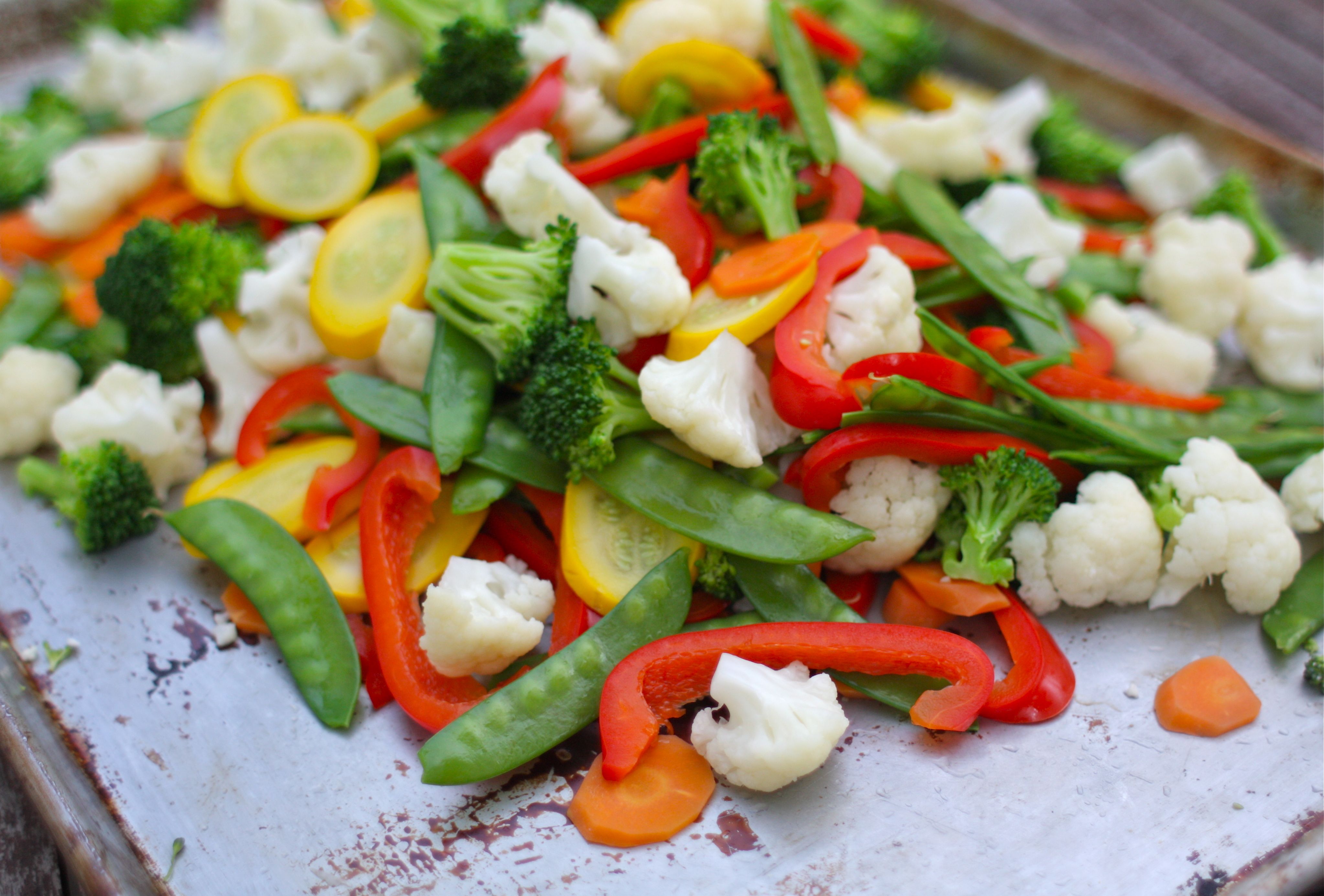 Recommended stir-fry vegetables and blanching times: