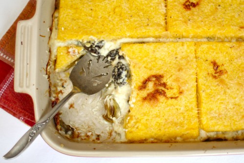 leek mushroom bake