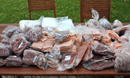 frozen beef
