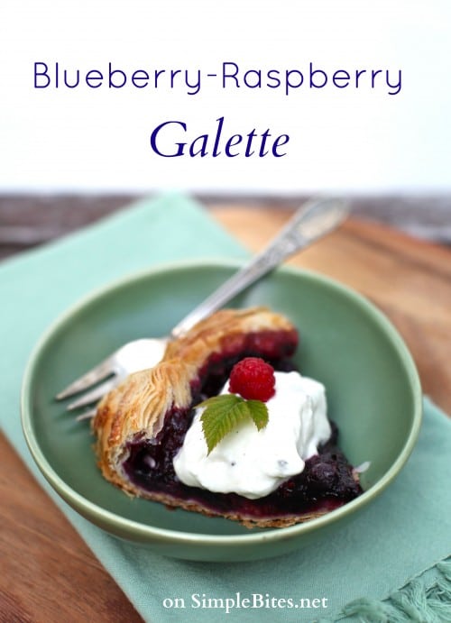 blueberry galette