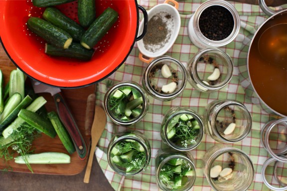 making pickles