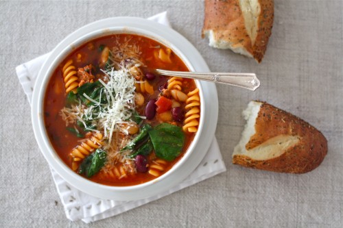 bean & pasta soup