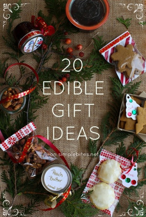 20 Edible gift ideas on simplebites.net