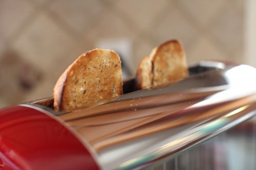 Toast in magimix vision toaster
