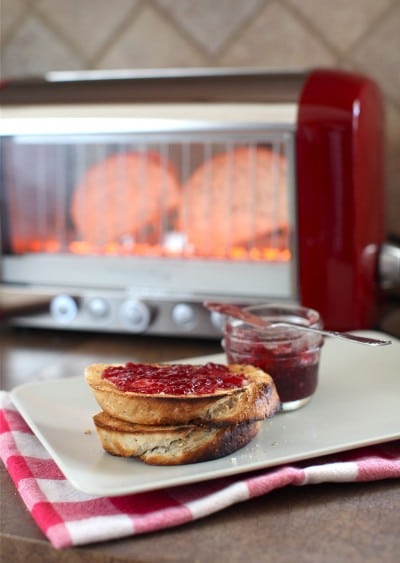 toasting in the Magimix Vision Toaster