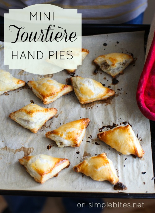 mini tourtiere hand pies