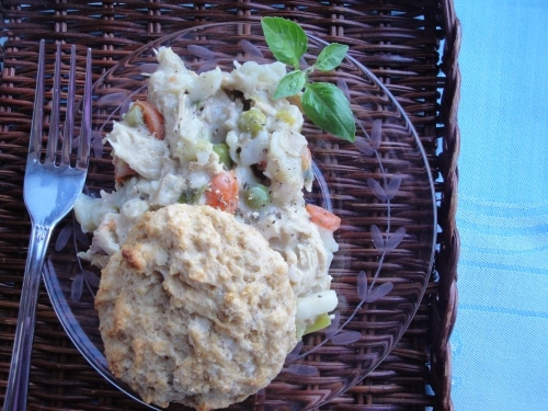Easy chicken and biscuits pot pie remake 4