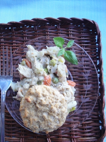 Easy chicken and biscuits pot pie remake 5