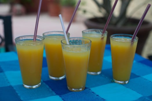 Orange juice at Claritas