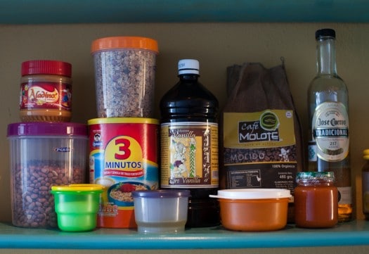 basic pantry in Mexico