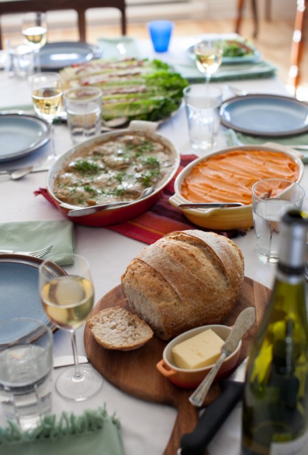 A Sunday Dinner do-ahead menu