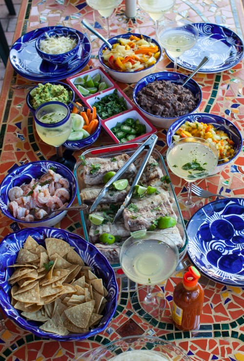 Mexican fiesta tablescape