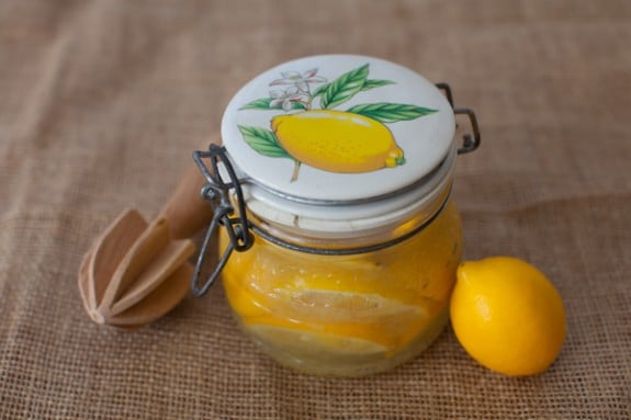 salt preserved Meyer lemons