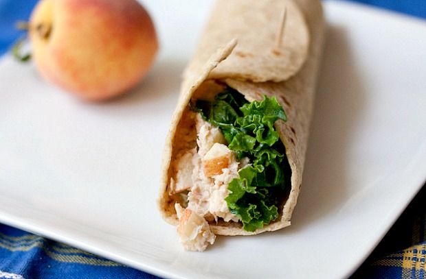 Tuna salad wrap via stetted
